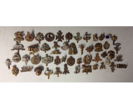 Militaria - cap badges, various regiments, Women's Army Auxiliary Corps, Grenadier Guards, Volunteer Defence Corps, Royal Eng