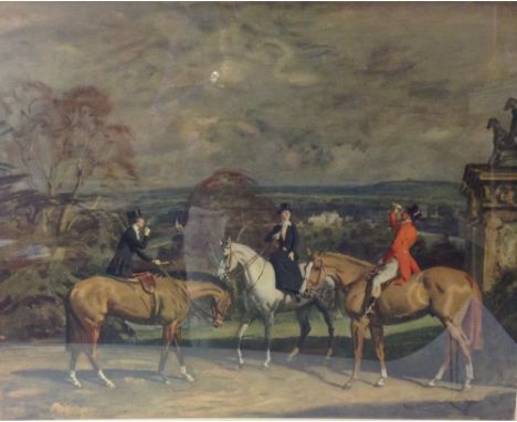 Sir Alfred Munnings, KCVO, PRA (1878-1959), by and after, His Old Demerne, Published in 1949 by Frost & Reed Ltd...Bristol an