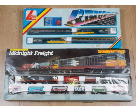 A Hornby railways R.674 Midnight Freight Train Set, and a Lima InterCity 125 Train Set (2)Condition report: Both with slightl