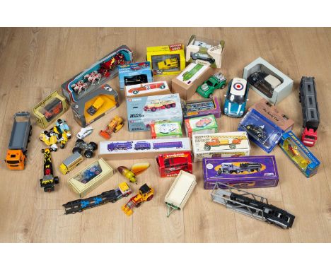 A collection of mostly boxed toy cars to include a boxed Corgi Classics Morris Minor van; a boxed Corgi Classics die-cast Cad