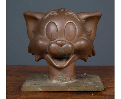 A 1965 Mattel Inc 'Tom' cat mould, approximately 12cm highCondition report: In good used condition, definition of mould still