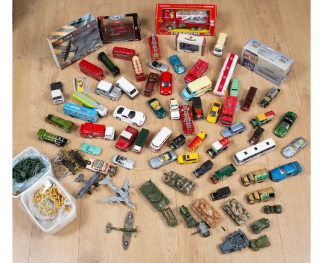 A boxed signature series 1921 Dennis N-type fire engine together with a collection of other fire engine vehicles by makers in