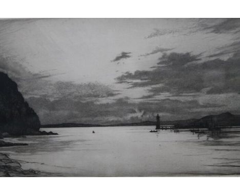 AN ORIGINAL ETCHING DEPICTING SKYEsigned in pencil40cm x 60cmMounted, framed and under glass