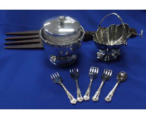 LOT OF COLLECTABLES including silver plate, Royal Worcester dishes, Chinese brass hand warmer, WWI military compass, large wo