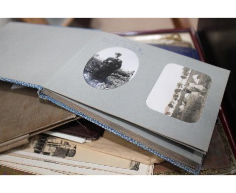 LOT OF EPHEMERA,including photographs, a sketch pad, etchings by W.C.Applebey etc