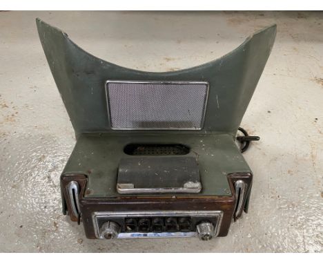 A Jaguar centre console.