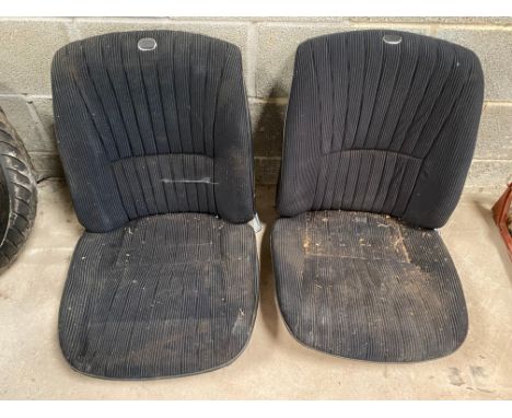 A pair of custom made seats by Gallow &amp; Maddox of Coventry, circa early 1970s possibly Triumph Stagg.