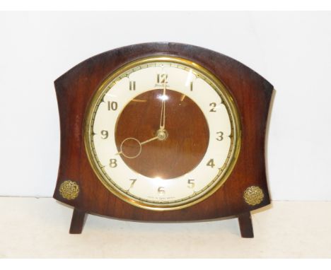 Bentina oak framed mantle clock 