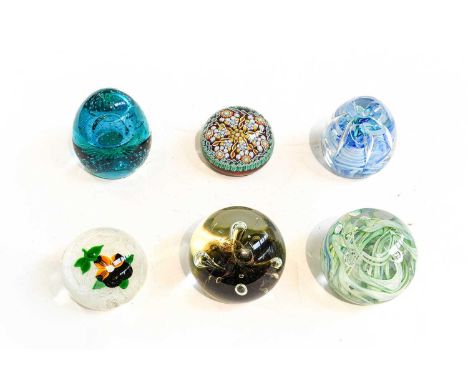 A collection of 20th/21st century glass paperweights, including Caithness, John Decons and othersCondition report: All appear