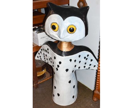 Ten Hummel figures; together with a circa 1970 Hummel shop display statue, formed as a stylized owl