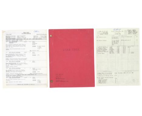 STAR TREK: THE ORIGINAL SERIES (T.V. SERIES, 1967) - Leonard Nimoy's Annotated Personal "Amok Time" Second Revision Final Dra