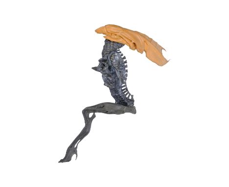 ALIENS (1986) - Production-Made Xenomorph Queen Puppet Cast Components - A production-made xenomorph Queen puppet cast compon