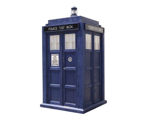 DOCTOR WHO (T.V. SERIES, 2005 - PRESENT) - Replica TARDIS Police Box Used for Various Non-BBC Productions - A replica TARDIS 