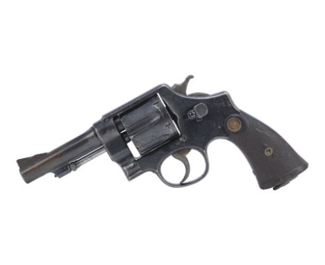 RAIDERS OF THE LOST ARK (1981) - Indiana Jones' (Harrison Ford) Smith &amp; Wesson Mk II Hand Ejector Revolver - Indiana Jone