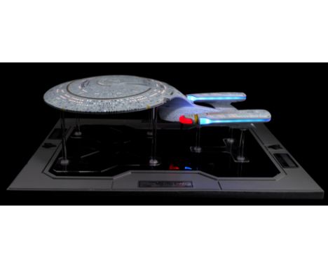 STAR TREK: THE NEXT GENERATION (T.V. SERIES, 1987 - 1994) - Light-Up QMx Replica Studio-Scale USS Enterprise NCC-1701-D Promo