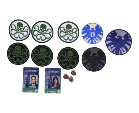 MARVEL'S AGENTS OF S.H.I.E.L.D. (T.V. SERIES, 2013 - 2020) - Set of HYDRA and S.H.I.E.L.D. Accessories - HYDRA and S.H.I.E.L.