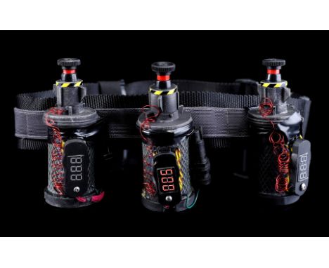 GHOSTBUSTERS (2016) - Screen-Matched Proton Grenade Belt with Light-Up Grenades - A screen-matched proton grenade belt with l