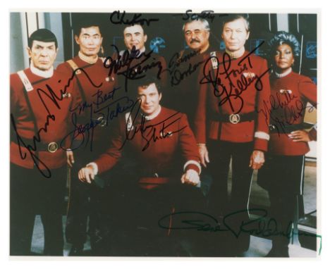 STAR TREK V: THE FINAL FRONTIER (1989) - Cast- and Gene Roddenberry-Autographed Photo - A photo autographed by Gene Roddenber