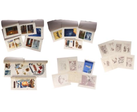 STAR WARS: RETURN OF THE JEDI (1983) - William Plumb Collection: Hand-Drawn Pop-Up Book Production Artwork - Artwork hand-dra