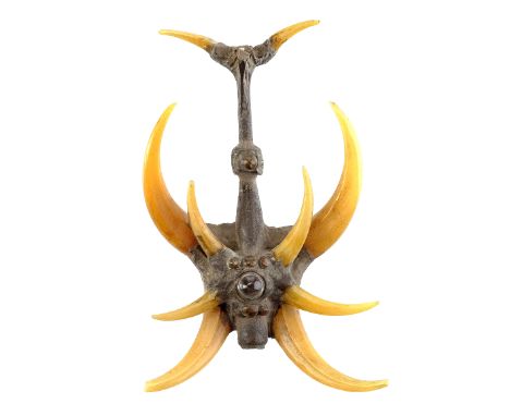 DARK CRYSTAL, THE (1982) - Skeksil the Chamberlain's Cloak Pin Prototype - Skeksil the Chamberlain's cloak pin prototype from