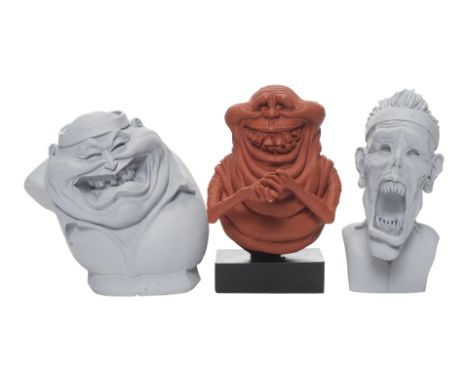 GHOSTBUSTERS II (1989) - Set of Slimer and Scoleri Brothers Maquettes - Slimer and Scoleri Brothers maquettes from Ivan Reitm