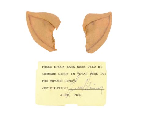 STAR TREK IV: THE VOYAGE HOME (1986) - Spock's (Leonard Nimoy) Ears - Spock's (Leonard Nimoy) ears from Leonard Nimoy's sci-f