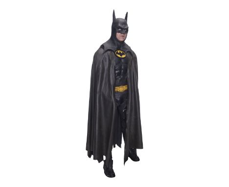 BATMAN (1989) - Batman's (Michael Keaton) Batsuit Costume - Batman's (Michael Keaton) batsuit costume from Tim Burton's actio