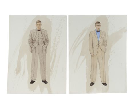 INDIANA JONES AND THE KINGDOM OF THE CRYSTAL SKULL (2008) - Pair of Hand-Painted Lois DeArmond Professor Jones (Harrison Ford