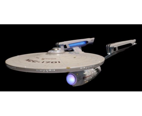 STAR TREK II: THE WRATH OF KHAN (1982) - Light-Up Replica Studio-Scale Refit U.S.S. Enterprise NCC-1701 Model - A light-up re