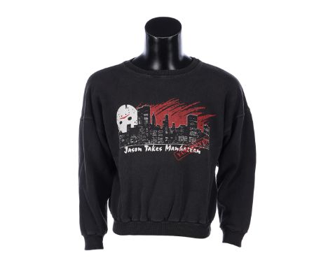 FRIDAY 13TH PART VIII: JASON TAKES MANHATTAN (1989) - Crew Sweater - A crew sweater from the production of Rob Hedden's slash