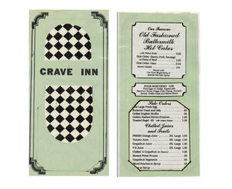 A NIGHTMARE ON ELM STREET 4: THE DREAM MASTER (1988) - Crave Inn Menu and Lisa Wilcox-Autographed Promotional Still - Crave I
