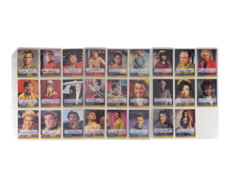 STAR TREK: THE ORIGINAL SERIES (T.V. SERIES, 1966 - 1969) - Complete Set of 1997-1998 Skybox Trading Cards and Paraphernalia 