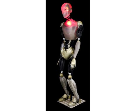 I, ROBOT (2004) - Full-Size Light-Up NS-5 Robot Display - A full-size light-up NS-5 robot display from Alex Proyas' sci-fi ac