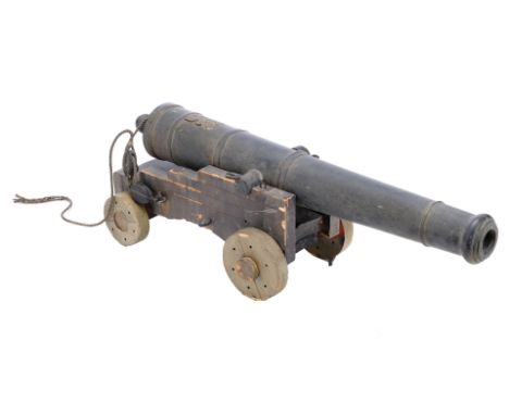 PIRATES OF THE CARIBBEAN: THE CURSE OF THE BLACK PEARL (2003) - John Duncan Collection: Long Deck Cannon Model Miniature - A 