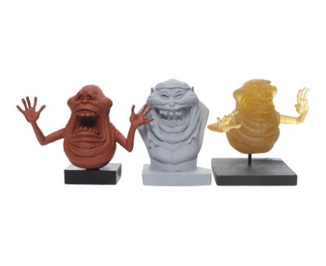 GHOSTBUSTERS II (1989) - Set of Two Slimers and Scoleri Brother Maquettes - Two Slimers and a Scoleri Brother maquette from I