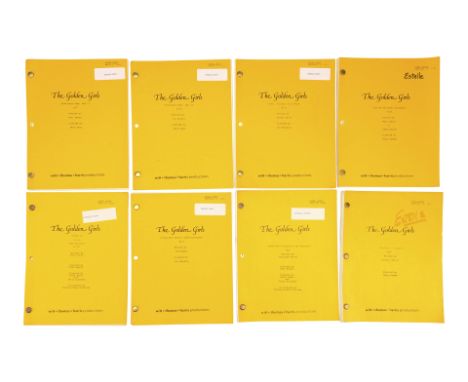 THE GOLDEN GIRLS (T.V. SERIES, 1985 - 1992) - One Estelle Getty-Signed Script with Seven Additional Personal Scripts - One Es