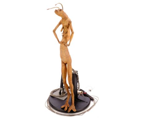 MEN IN BLACK (1997) - Worm Guy Puppet Display - A worm guy puppet display from Barry Sonnenfeld's sci-fi comedy Men in Black.