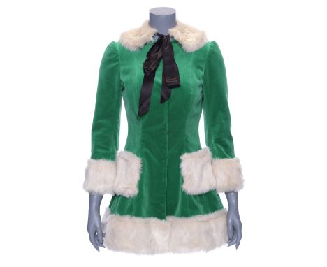 LAST CHRISTMAS (2019) - Kate Andrich's (Emilia Clarke) Elf Coat - Kate Andrich's (Emilia Clarke) elf coat from Paul Feig's ro