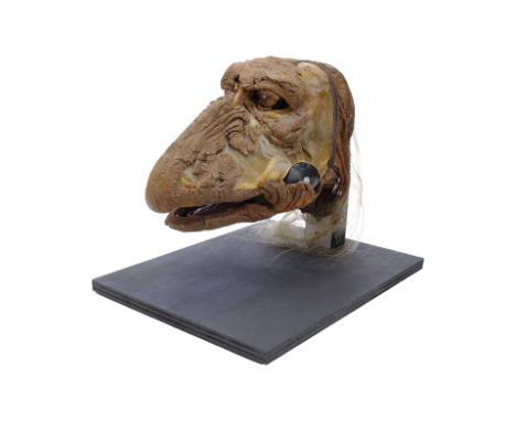 THE DARK CRYSTAL (1982) - Mechanical Mystic Walking Puppet Head - A mechanical Mystic walking puppet head from Jim Henson and