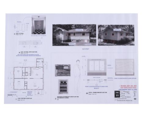 THE WALKING DEAD (T.V. SERIES, 2021) - Negan Smith's (Jeffrey Dean Morgan) House Blueprint - A blueprint of Negan Smith's (Je