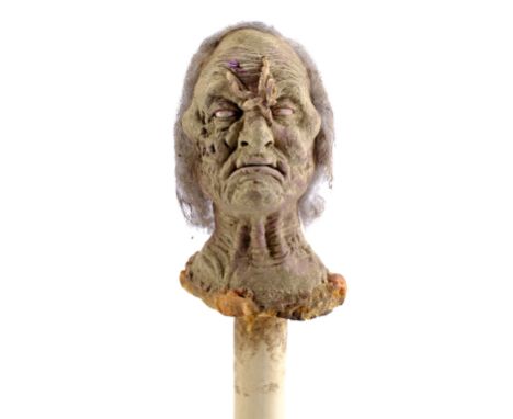EVIL DEAD II (1987) - Stop-Motion Henrietta Knowby (Ted Raimi) Worm Head - A stop-motion Henrietta Knowby (Ted Raimi) worm he