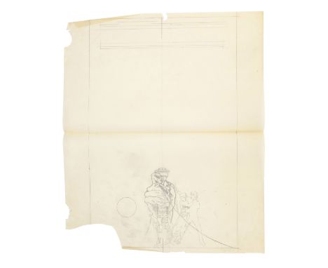 STAR WARS: RETURN OF THE JEDI (1983) - William Plumb Collection: Hand-Drawn Tim Reamer Style "A" One-Sheet Concept Sketch - A