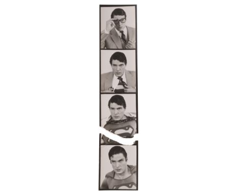 SUPERMAN III (1983) - Screen-Matched Superman/Clark Kent (Christopher Reeve) Photobooth Photos - Screenmatched Superman/Clark