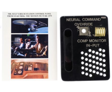STAR TREK: THE MOTION PICTURE (1979) - Hikaru Sulu's (George Takei) Helm Station Control Panel - Hikaru Sulu's (George Takei)
