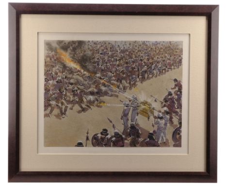 RAIDERS OF THE LOST ARK (1981) - Framed Hand-Painted Roy Carnon Ark of the Covenant Concept Artwork - Framed Ark of the Coven