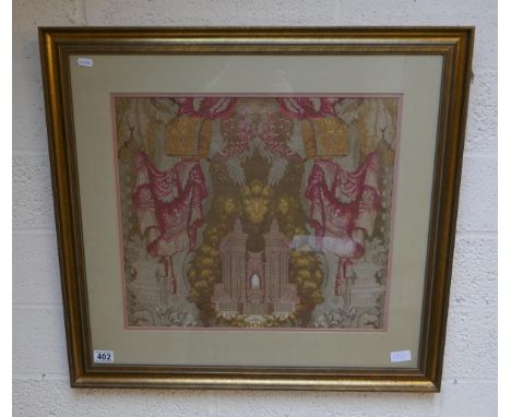 Framed tapestry - Approx. IS: 49cm x 54cm 
