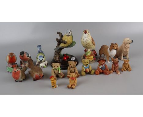 Collectables to include Royal Worcester birds 