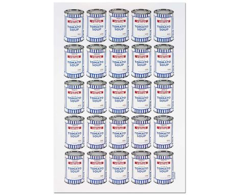 Banksy (b.1974) "Tesco Value Cream of Tomato Soup" (2006) Offset lithograph in colours, 84cm by 60cm (unframed) Provenance: P