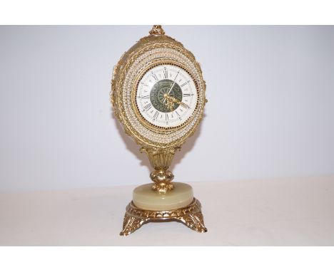 Clock in the form of a Faberge egg