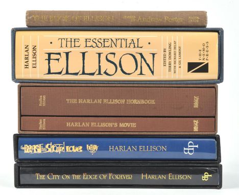 ELLISON (Harlan). six hardcover books by, and related to the American author, five of which are Signed - includes, The Harlan